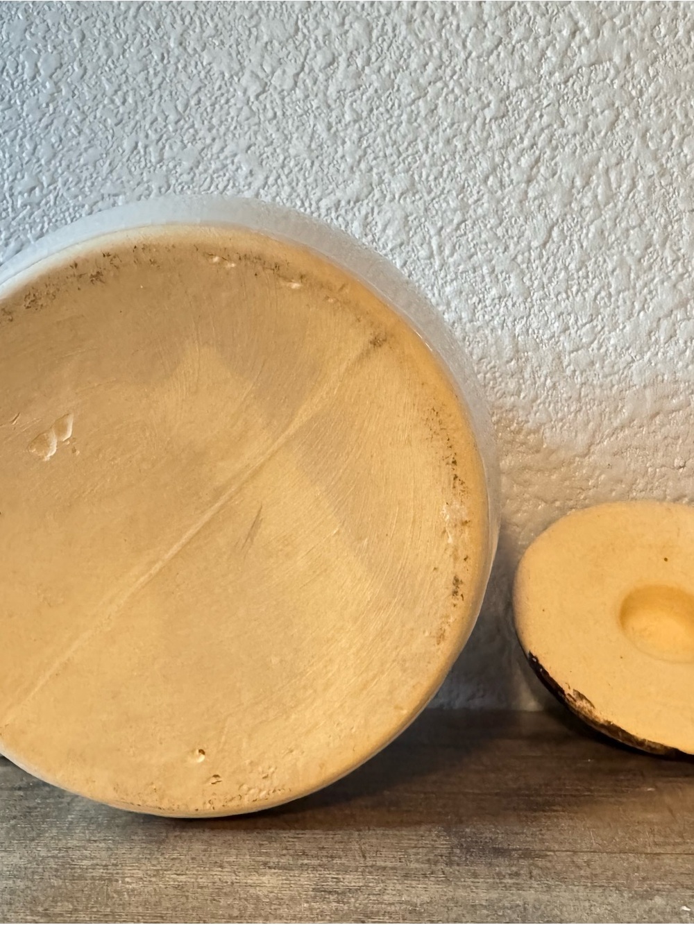 Brown & Cream Stoneware Crock Jar with Lid - Picture 11 of 12